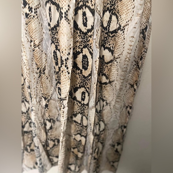 Top shop designer snake, print midi dress with slits - Picture 7 of 10